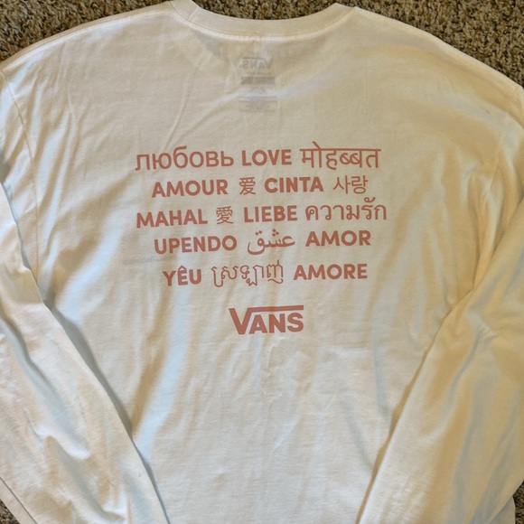 Vans Pride Unisex Long Sleeve Tee Shirt Large - Picture 5 of 5